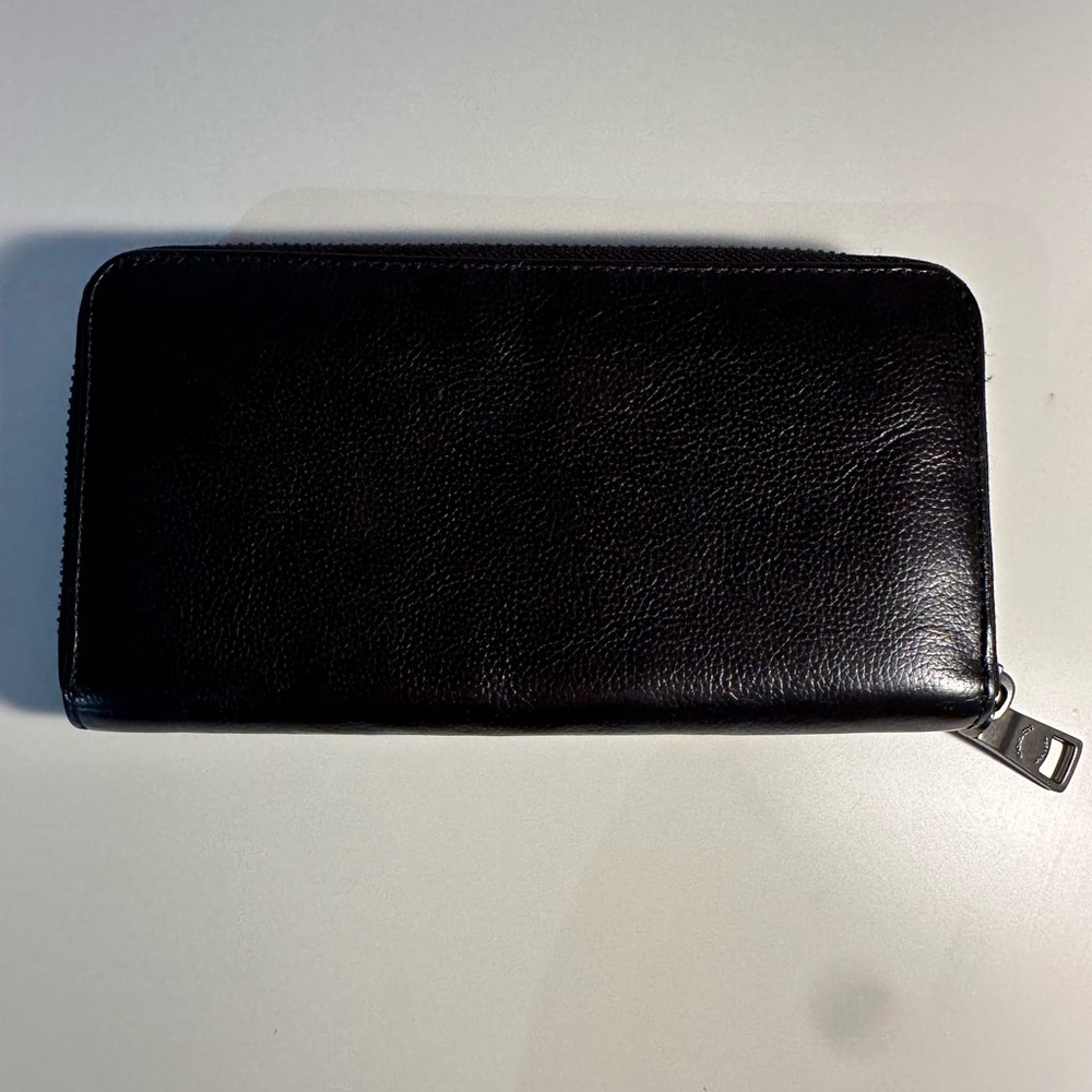 Coach Vintage Black Leather Zip Wallet - Picture 3 of 15